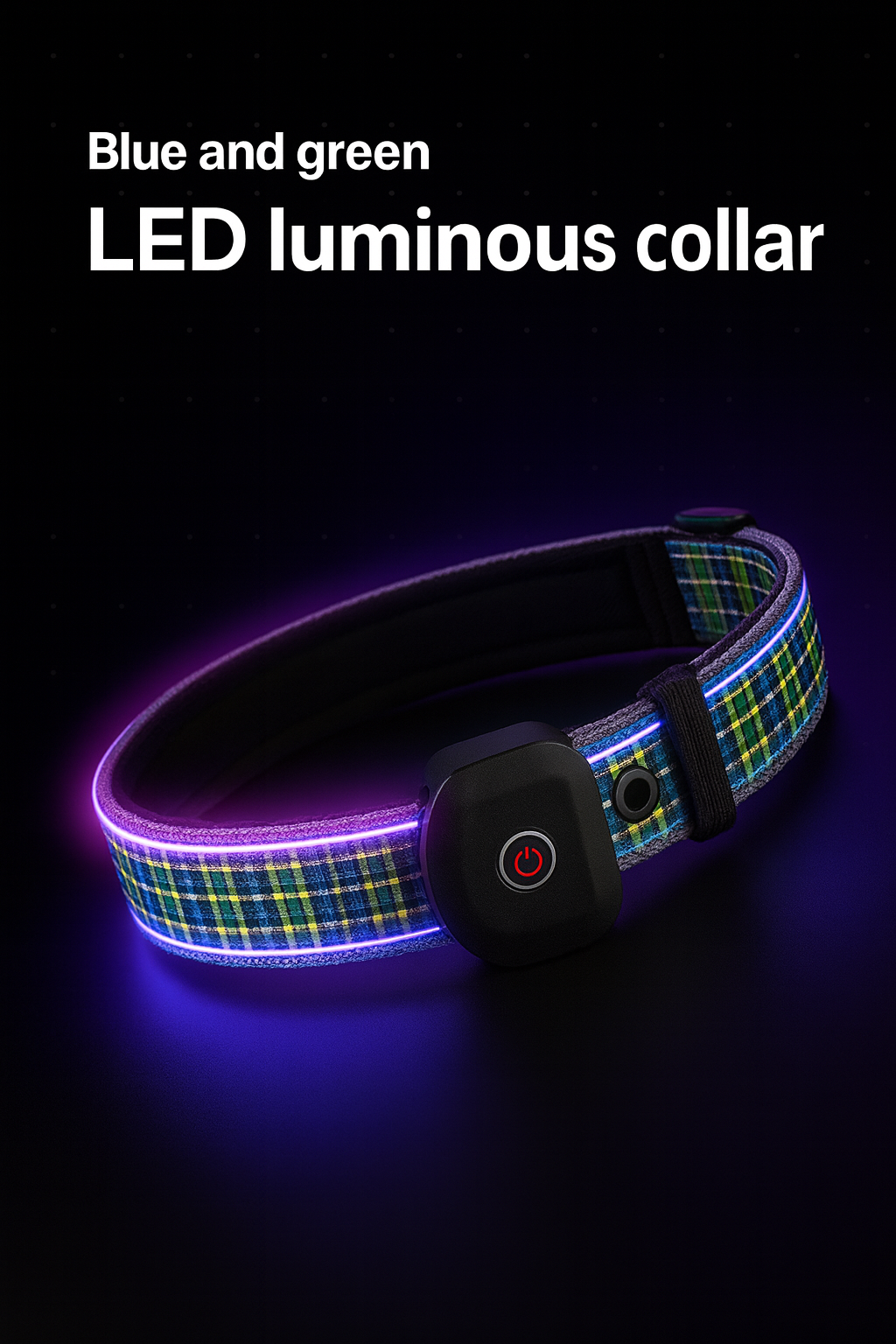 Luminous LED Collar for Dogs & Cats – Keep Your Pet Safe & Stylish