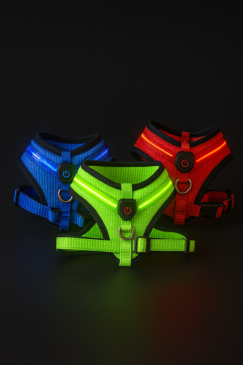 USB Rechargeable LED Dog Harness – Safe & Stylish Night Walks