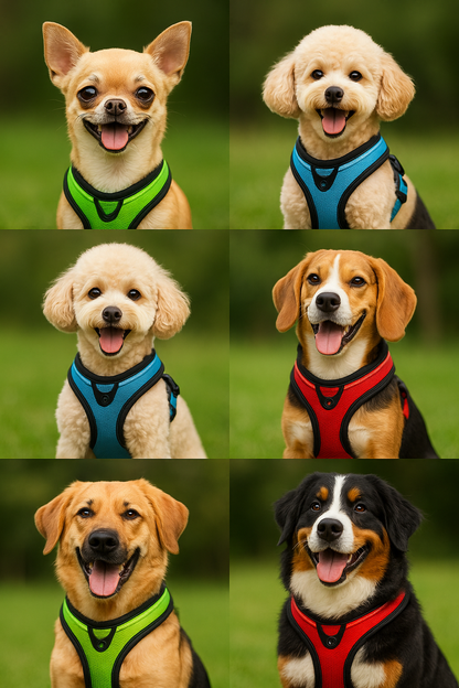USB Rechargeable LED Dog Harness – Safe & Stylish Night Walks